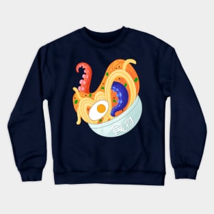 Octopus Ramen Japanese Crewneck Sweatshirt